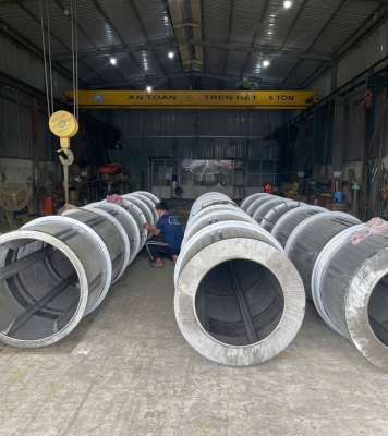 Hệ thống lồng sấy máy